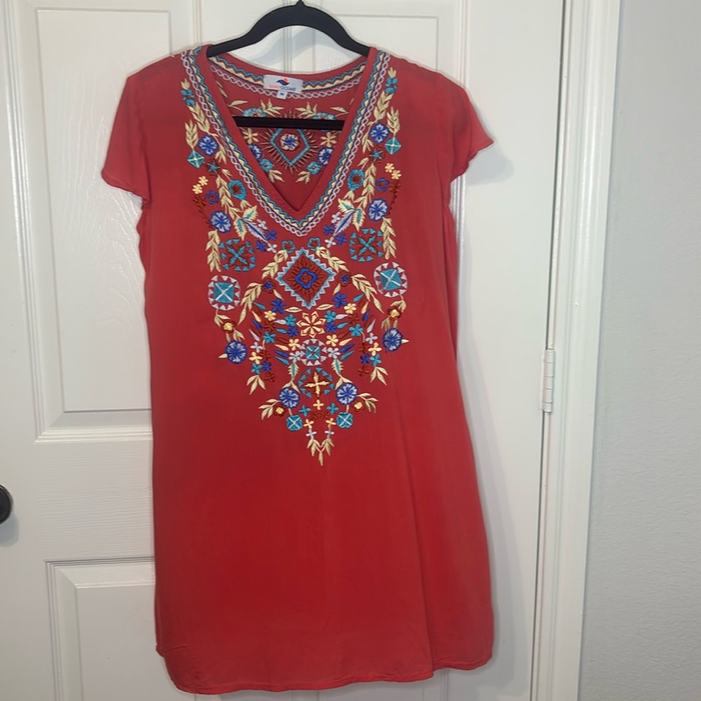SUNNY OCEANS Embroidered Dress